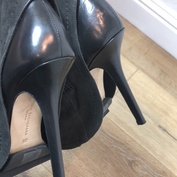 Camilla Skovgaard Black Armadillo Booties 36/6 - Picture 4 of 8